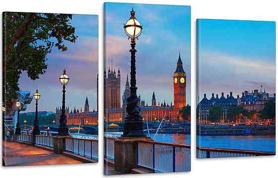 Модульна картина Набережна Art-205_3 Київ