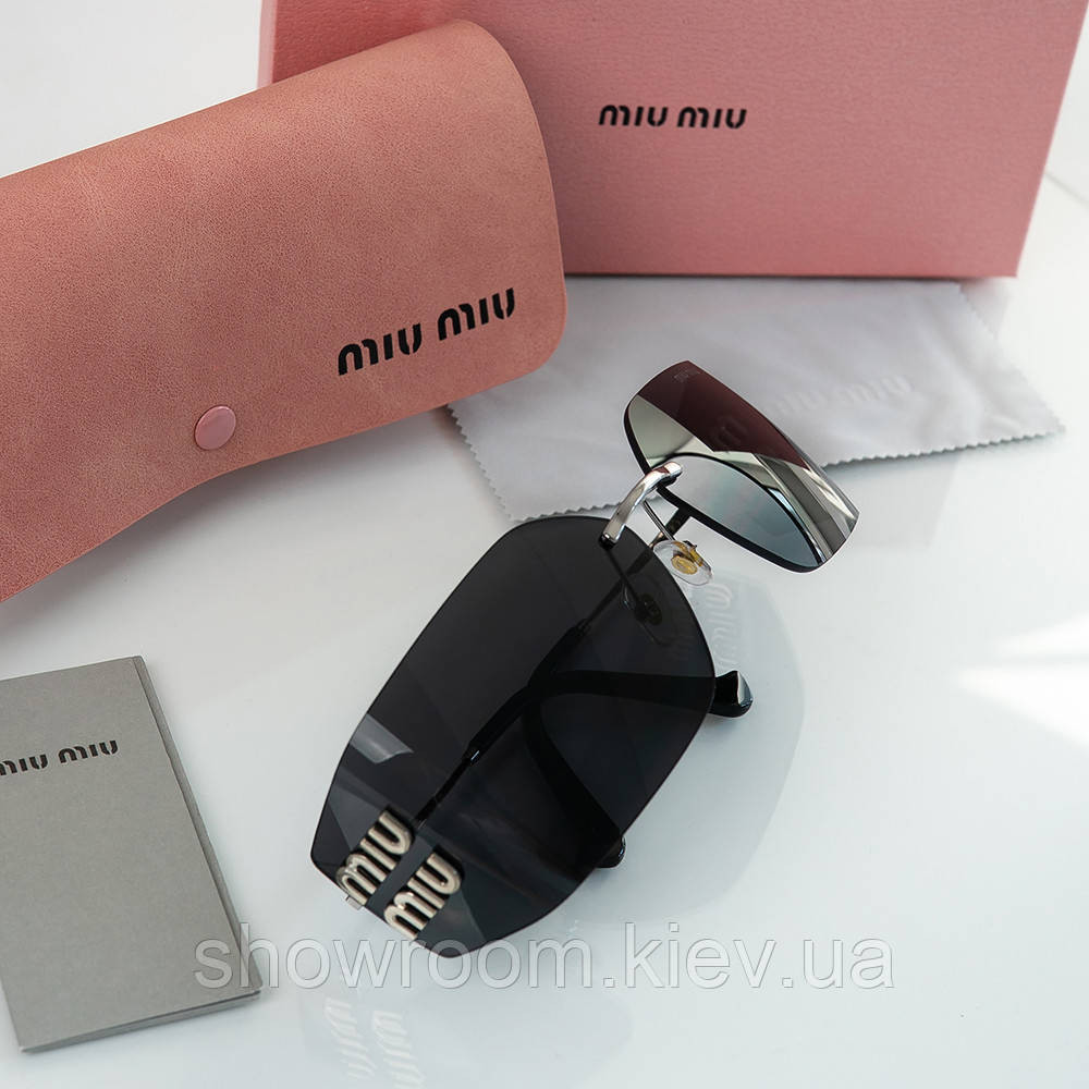 Женские брендовые безоправные очки Miu (16872) Киев - изображение 4