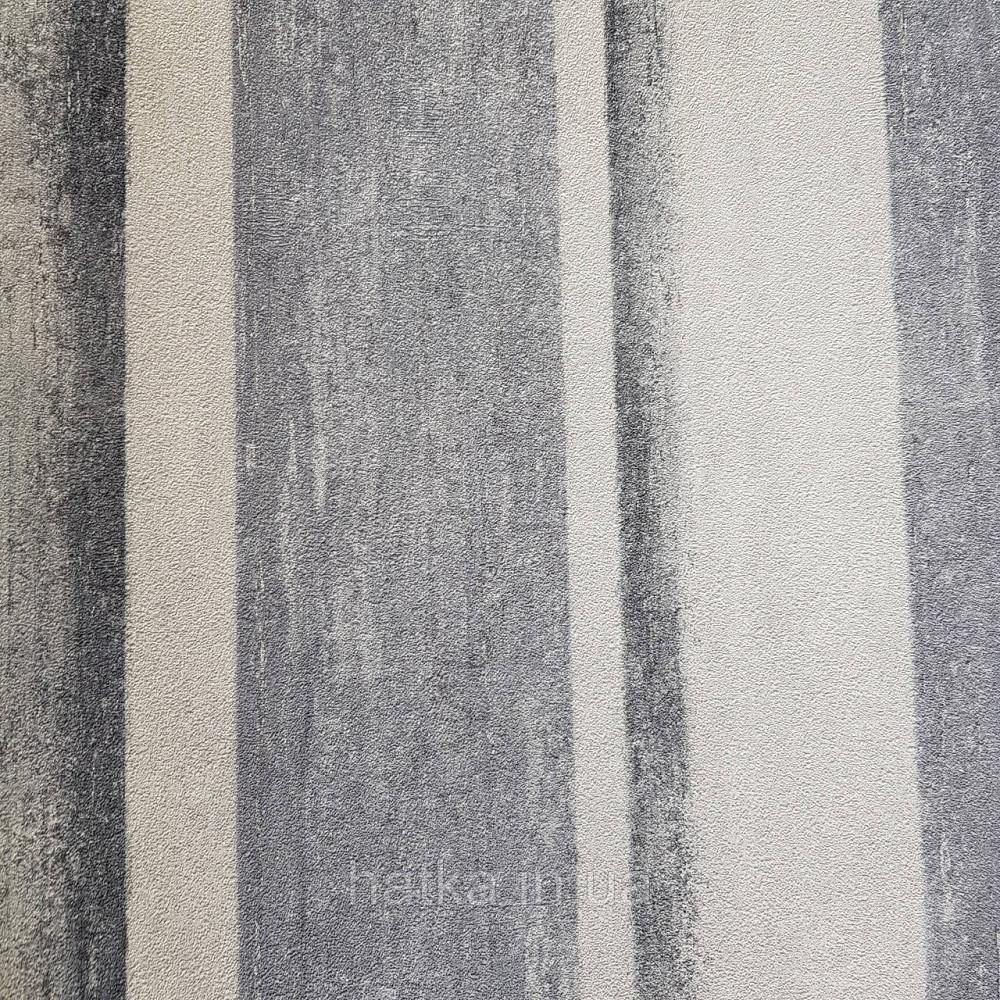 Шпалери вінілові на флізелін Rasch Linares 0.53х10 смуги широкі ефект потертості синьо сірі білі 617788 Київ - фото 1