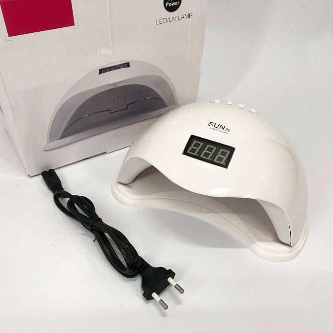 Сушарка для лаку SUNUV SUN 5 PLUS 48W, Універсальна лампа для сушіння гель-лаку Сушарка нігтів EY-68 Одеса - фото 6