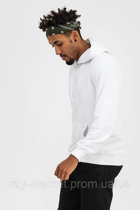 Худі базове утеплене Ray Basic чоловіче біле (U0401M-White) S Київ - фото 2