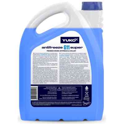 Антифриз Yuko -32 Super G11 синій. ПЕ кан.5л (5 кг.) (4823110404423) Винница