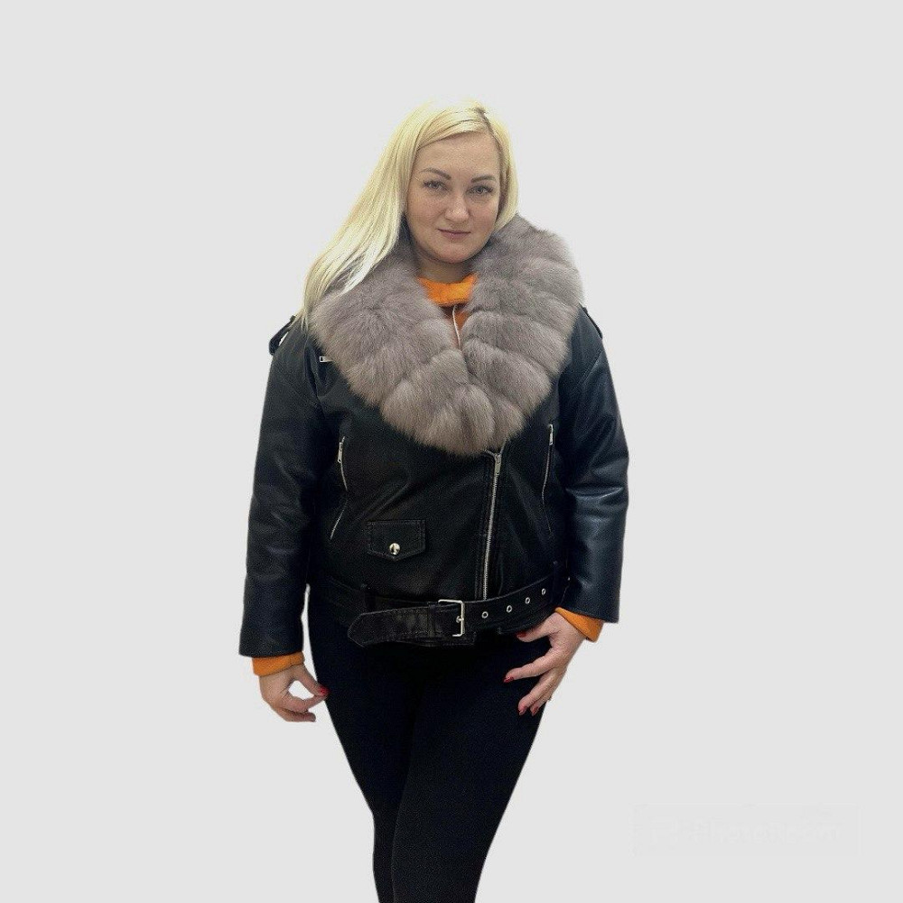 Комір хутряний знімний із песця на підкладці Елегантність Соболь Харків - фото 2