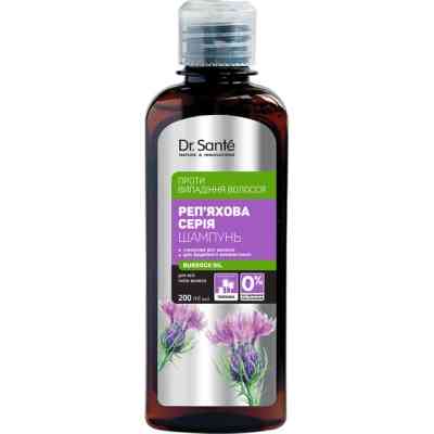 Шампунь Dr. Sante Реп&apos;яхова Серія Проти випадіння волосся 200 мл (4823015945069) Вінниця