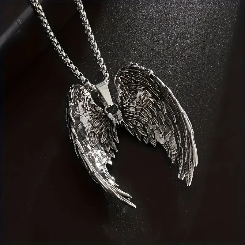 Крылья ангела кулон серебристый – подвеска с цепочкой 60 см Киев - изображение 6