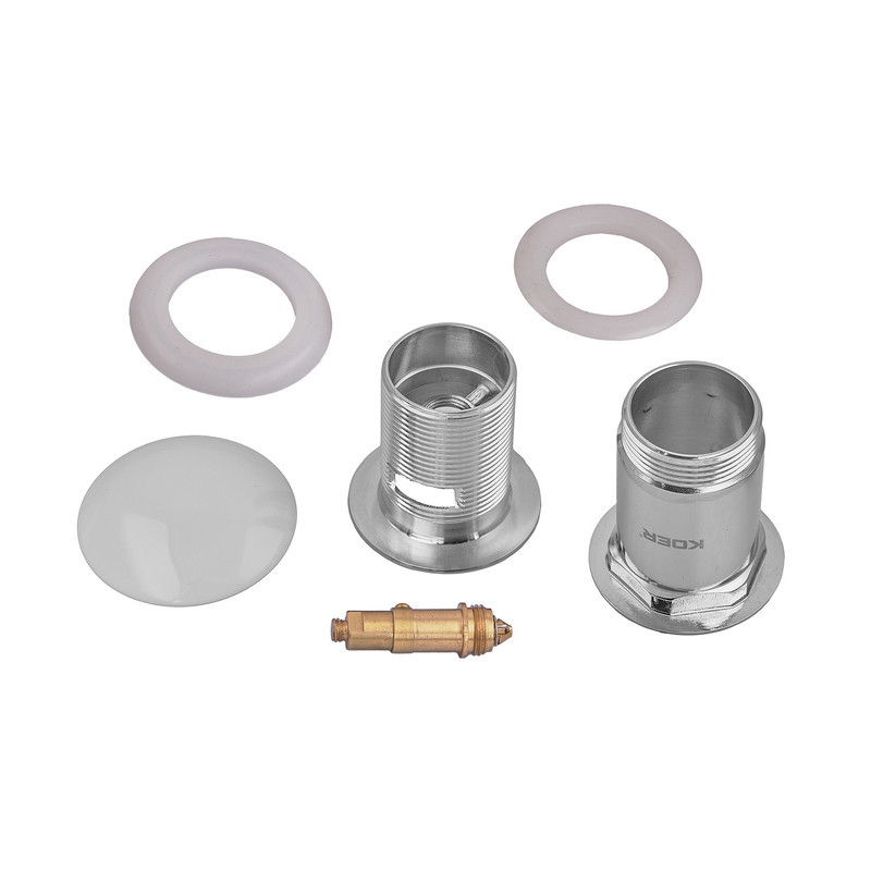 Донный клапан для раковины Koer PW-07-11 1 1/4'' с переливом автоматический СLICK-СLACK (Белая керам.накл.) (KR5784) Киев - изображение 7