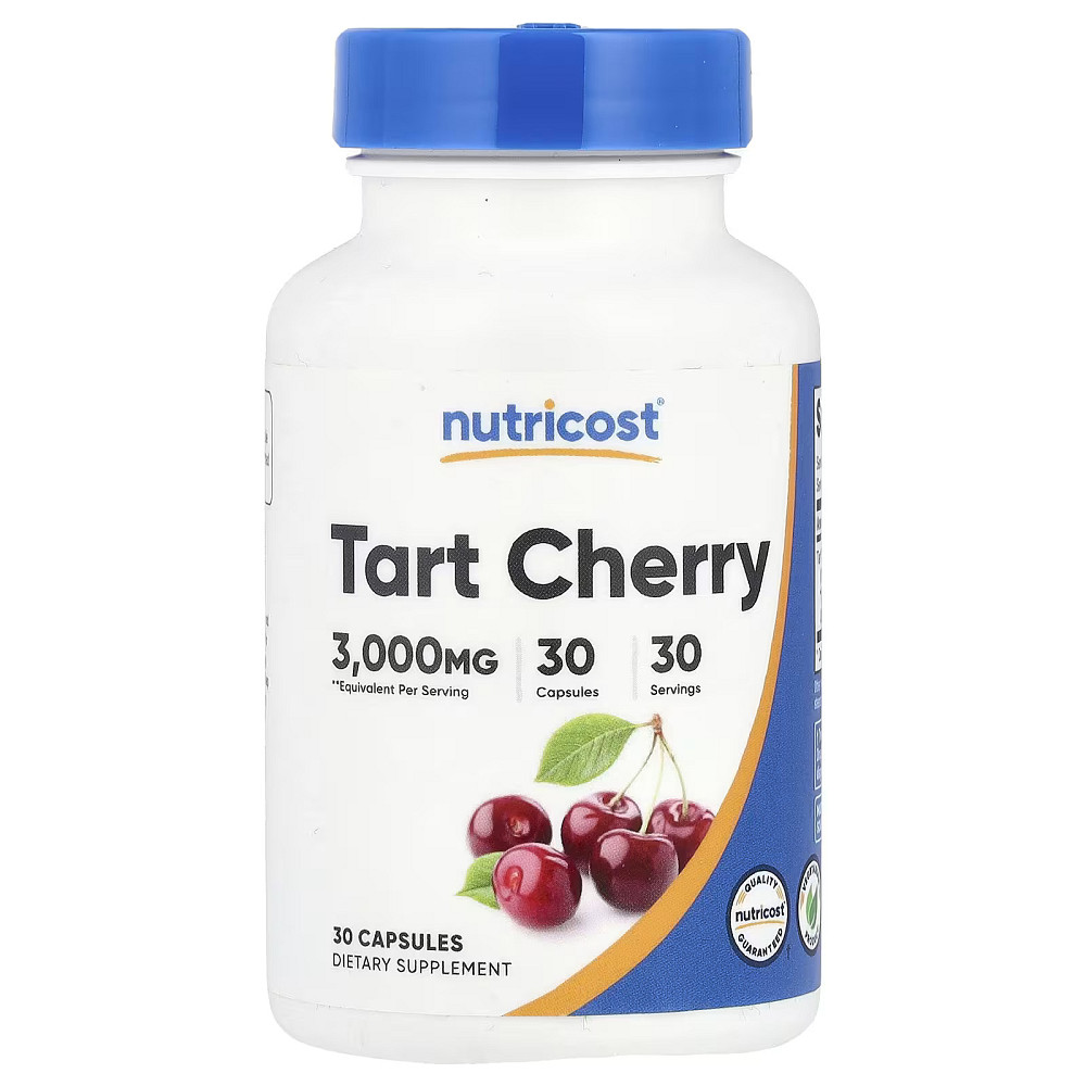 Tart Cherry, 3,000 mg, 30 Capsules Луцьк - фото 1