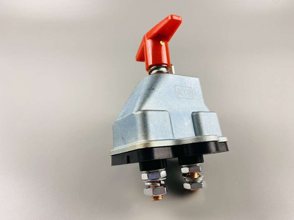 Выключатель массы универсальный механический дистанционный 12/24В (красная медь) 250A + замок + 2 ключа Мукачево - изображение 7