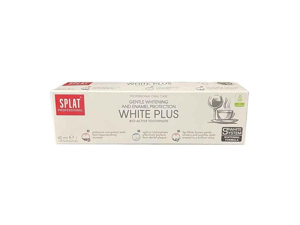 Паста зубна Professional Compact White plus NEW 40мл ТМ SPLAT Киев - изображение 1