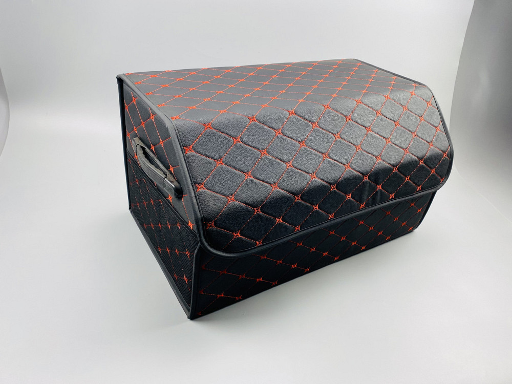 Автомобільний органайзер для зберігання сумка багажник, Органайзер для авто екошкіра преміум складаний Мукачево - фото 4