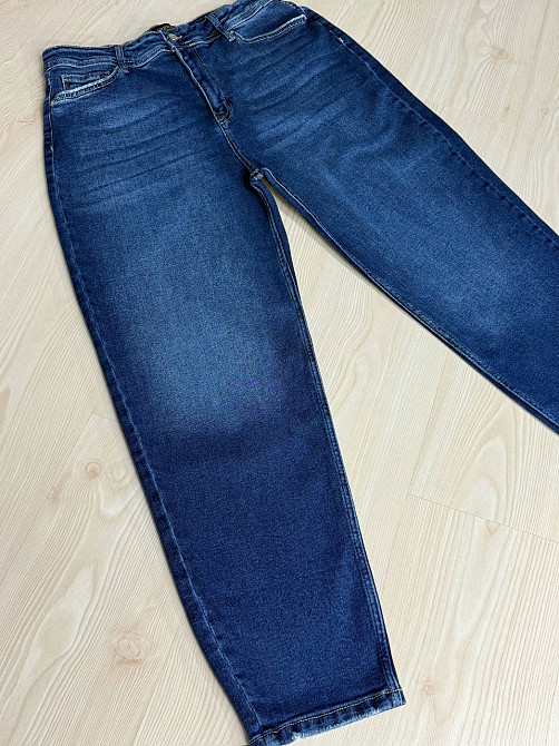 Джинси жіночі Sherocco 1295-1 Mom Relax великі розміри супер батал сині, синій, 42., 42, 110 см, 135 см Київ - фото 15