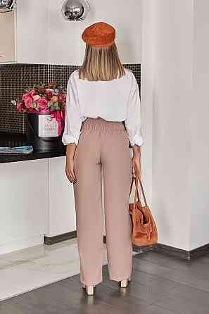 Штани жіночі широкі "Intro" | Норма і батал Бежевий, 54-56 Київ