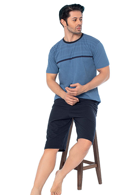 Комплект легкий з тонкого трикотажу шорти футболка A3231 XXL Київ - фото 1