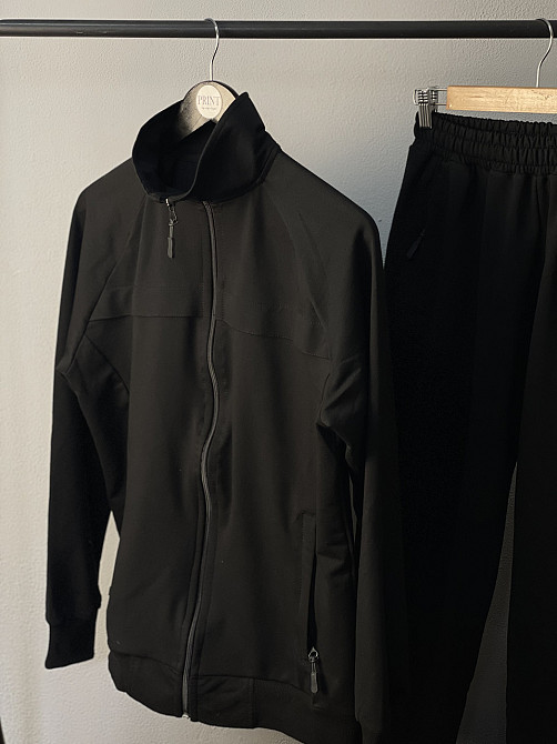 Чоловічий спортивний костюм базовий, чорний Чернівці - фото 1