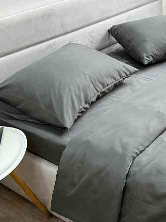 Комплект наволочок Ecotton 70х70 см 2 шт темно-сірого кольору Nid Grey Коломия