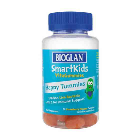 Smartkids Happy Tummies (30 gummies, strawberry) Луцьк