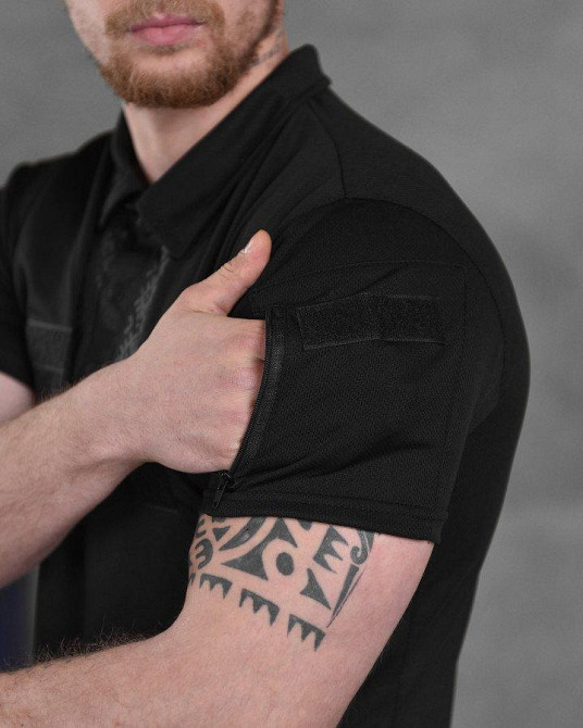 Тактична поло Klichko black ЛГ7546 Одеса - фото 3