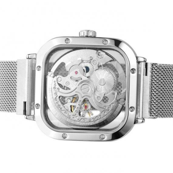 Часы женские механические наручные Forsining Eagle II (Серебристый) Винница - изображение 5