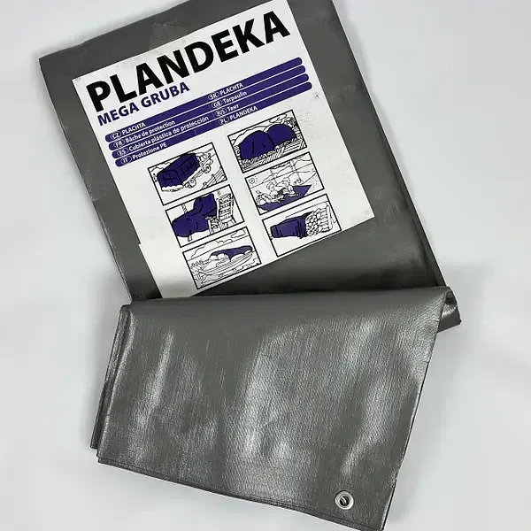 Тент 260 г/м2 8х10м "PLANDEKA" поліпропіленовий для захисту від дощу Дніпро - фото 3