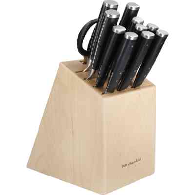 Набір ножів KitchenAid Coreline з підставкою, 11 предметів (KAG12STSNBXOBQ) Вінниця