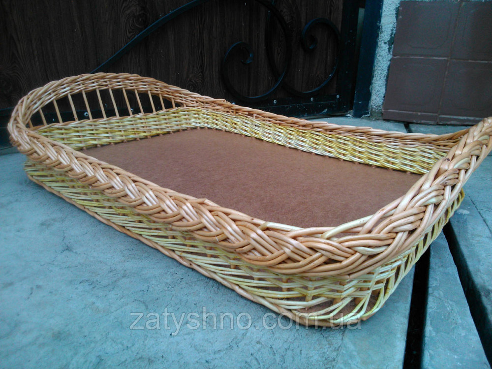 Поднос плетеный из лозы Киев - изображение 2