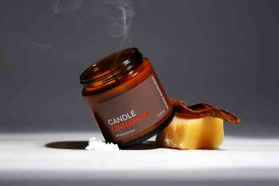 Аромасвечка SPA-уход для кожи рук Candle Cinnamon White Mandarin 100 мл Винница