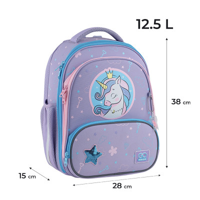 Портфель GoPack Education 597M-3 Fairytale Unicorn (GO25-597M-3) Вінниця - фото 8