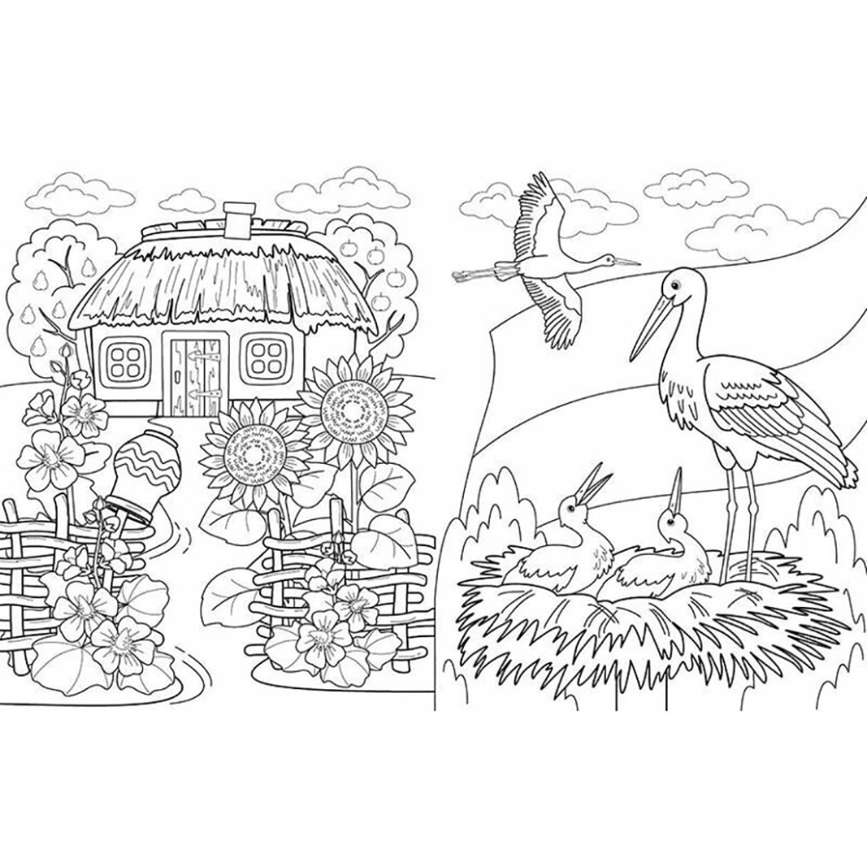 Велика книга розмальовок Україна 1736020, 64 сторінки Вінниця - фото 3