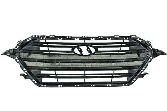 Решітка Хюндай Elantra 6 AD (2016-2018) срібляста радіатора Мукачево