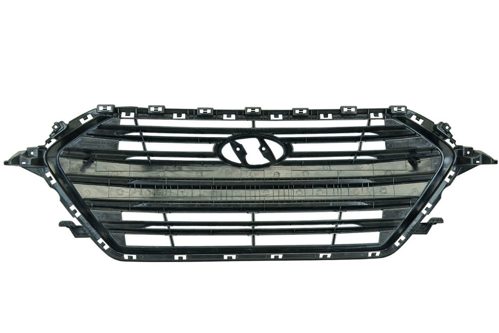 Решітка Хюндай Elantra 6 AD (2016-2018) срібляста радіатора Мукачево - фото 1