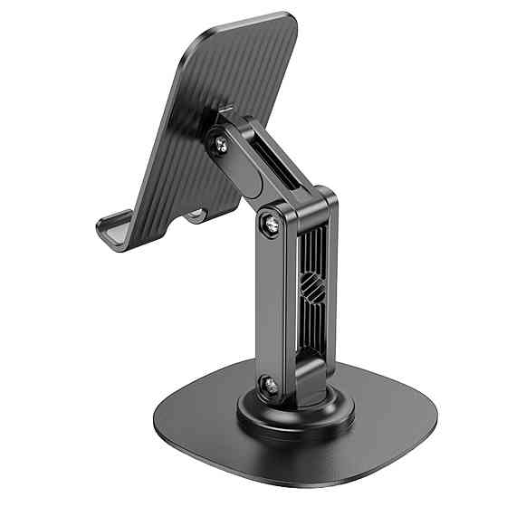 Тримач для мобільного HOCO HD6 Winner dual-axis rotating desktop stand Black (6942007602372 ) Київ
