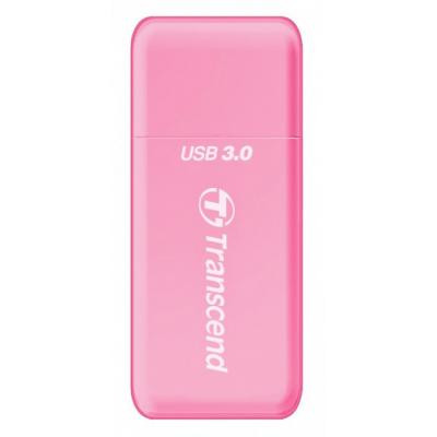 Считыватель флеш-карт Transcend USB 3.0/3.1 Gen 1 Pink (TS-RDF5R) Винница - изображение 1