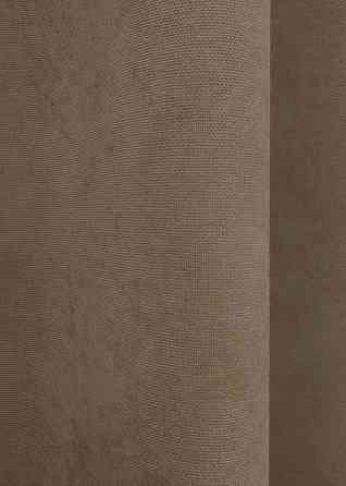 Шторная ткань микровелюр Petek YL цвет какао 1799ш Киев