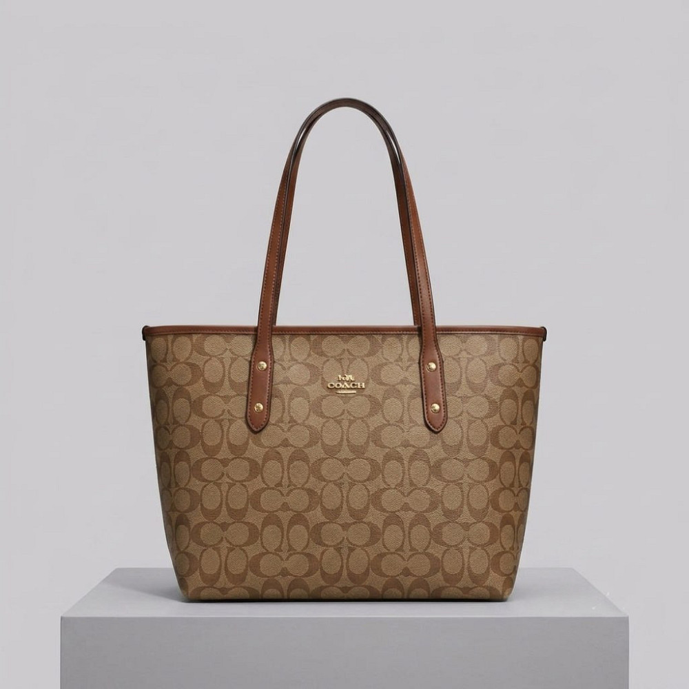 Женская сумка шоппер Coach City Tote (1386-5) Киев - изображение 4
