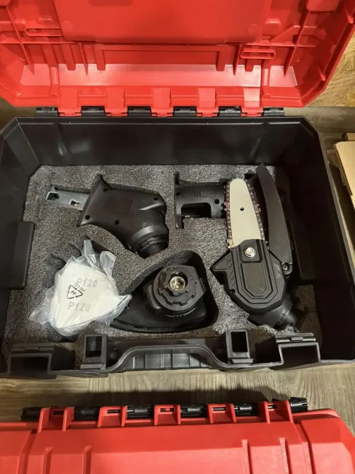 Набор электрических инструментов 9 в 1 Электроинструменты в чемодане, профессиональный набор 48V Коломия - фото 3