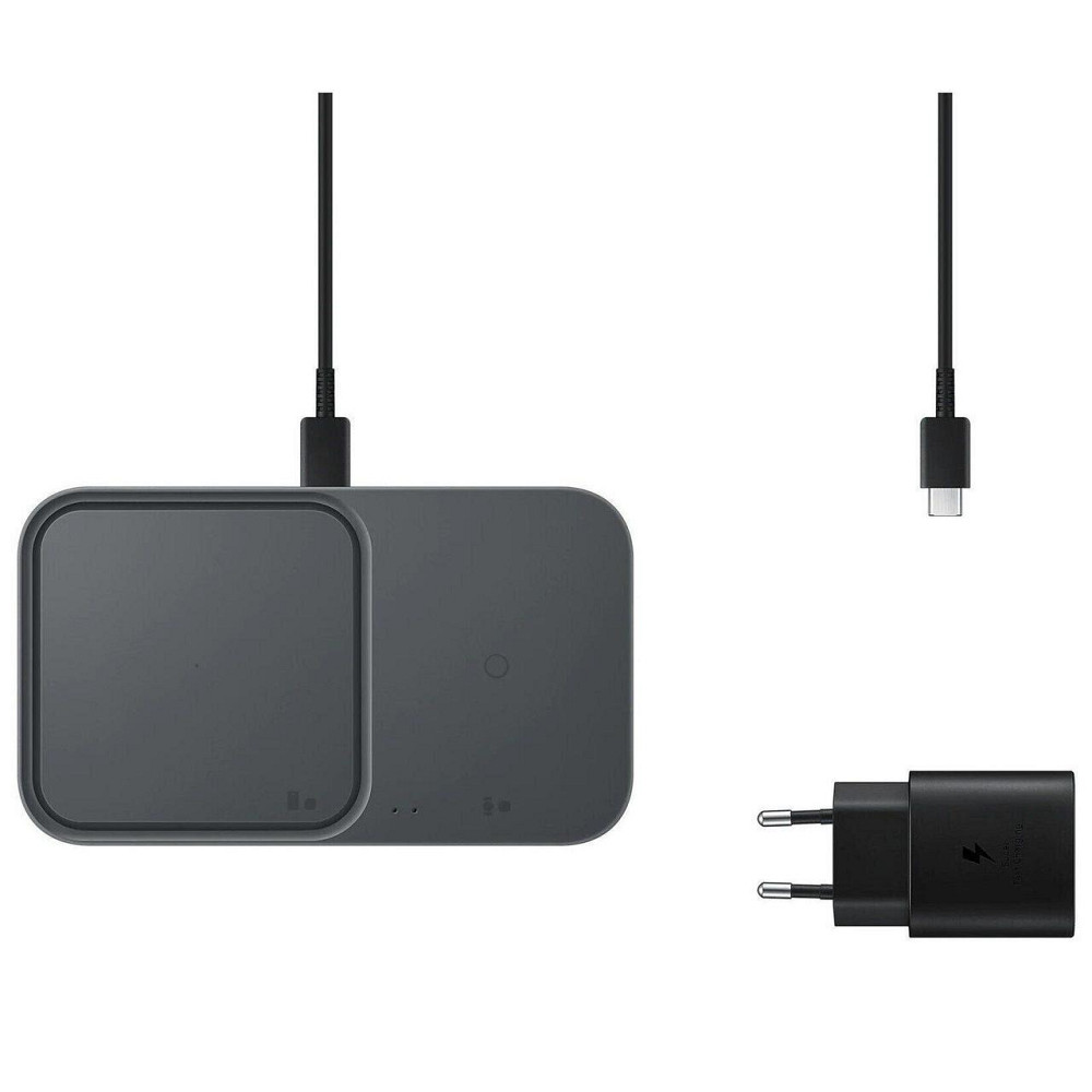 Бездротовий зарядний пристрій із блоком живлення Samsung EP-P5400 Wireless Charger Duo 15 W Black (EP-P5400TBRGRU) ( 13646 ) Харків - фото 4