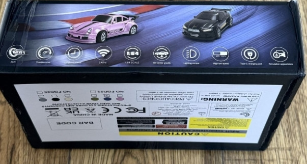 Міні дріфт машинка Porsche 911 1:64 на радіокеруванні (на пульті) Київ - фото 1