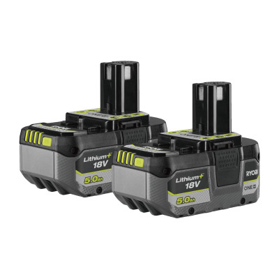 Набір акумулятор + зарядний пристрій Ryobi ONE+ RB1850X2 18V, 2х5Ah (5133005305) Вінниця - фото 2
