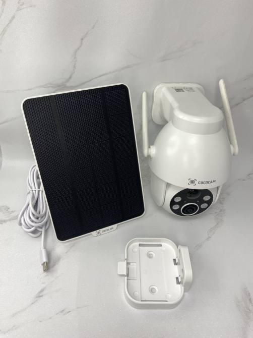Б/В Камера відеоспостереження COCOCAM ZY-C2 2K Wi-Fi PTZ із сонячною панеллю, AI, нічне бачення, IP66 Київ - фото 5