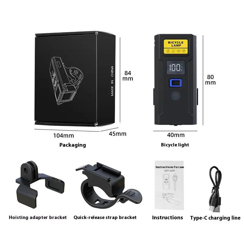 Ліхтар для велосипедистів із зарядним пристроєм Q091 250LM, Ліхтар для велоподорожей MS-93 Івано-Франківськ - фото 5