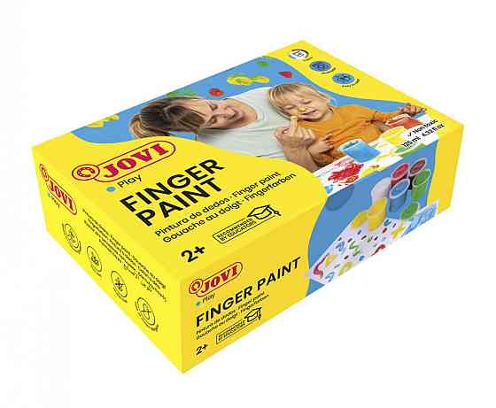 Фарби пальчикові Jovi 6 кольорів по 125 мл (560) Киев