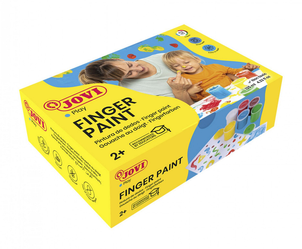 Фарби пальчикові Jovi 6 кольорів по 125 мл (560) Киев - изображение 1