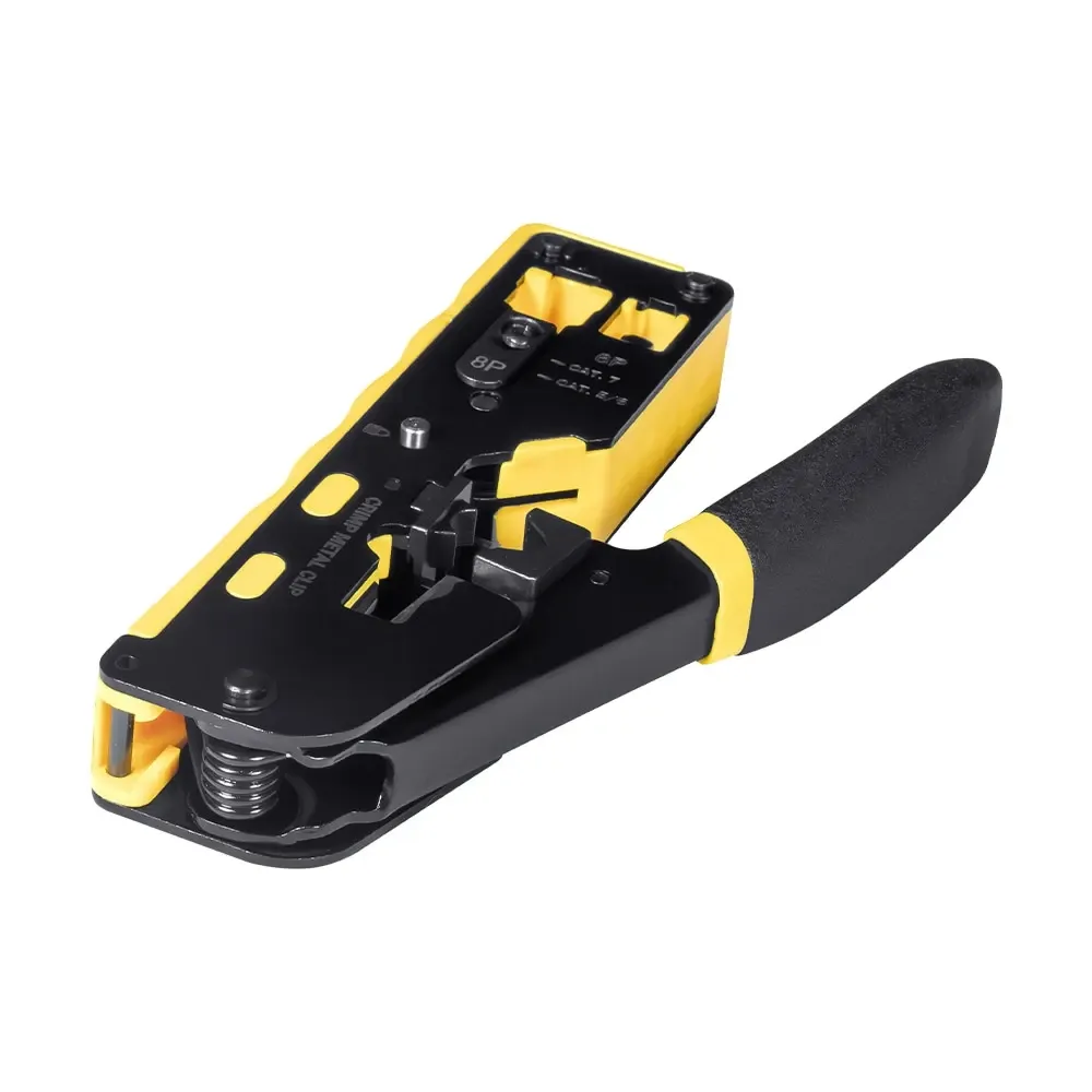 Кримпер E-NET CT-02/6P+8P Інструмент для обтискання конекторів RJ45 прохідного типу (74-00117) Киев - изображение 2