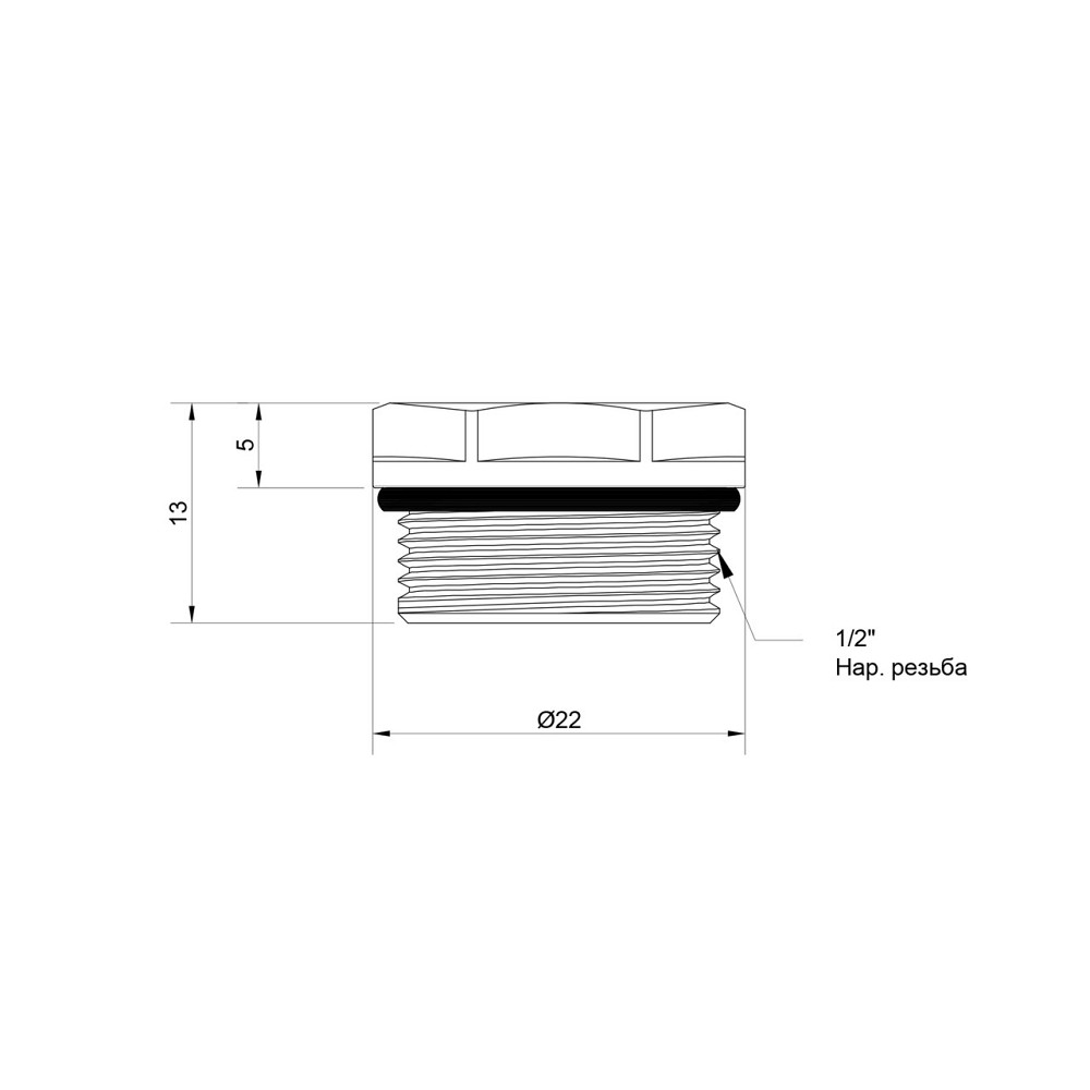 Кран Маївського Thermo Alliance Standart 1/2" SD212W15 Київ - фото 2