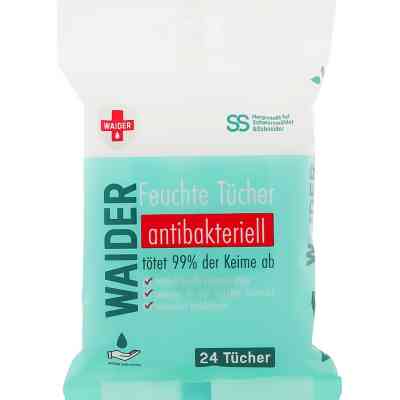 Вологі серветки Waider Антибактеріальні 24 шт. (4823098410911) Вінниця