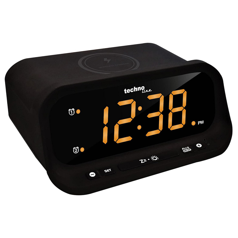 Часы настольные Technoline WT477 Wireless Mobile Charging Black (WT477) Винница - изображение 3