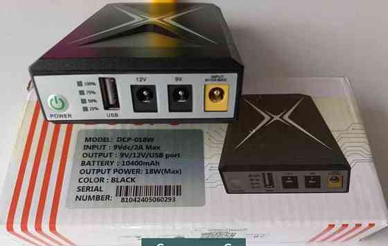 Павербанк: Power Bank UPS , для Роутера , Камеры 10400mAh. УПС. Киев