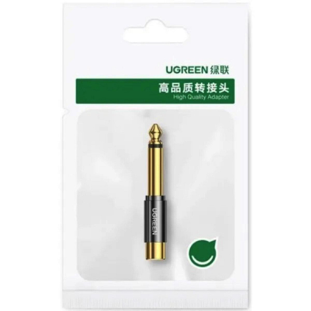 Перехідник UGREEN AV169 6.35mm Male to RCA Female Adapter(UGR-80731) Миколаїв - фото 3