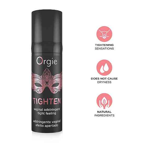 Гель для звуження піхви Orgie – Tighten (15 мл), зв’язні властивості без сухості Sex Aura Київ