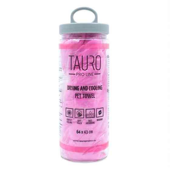 Tauro Pro Line Рушник для сушки та охолодження тварин 64 х 43 см рожевий Киев